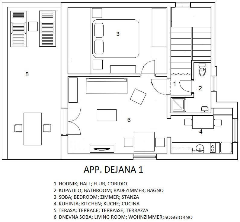 Apartments Dejana Štinjan Екстериор снимка